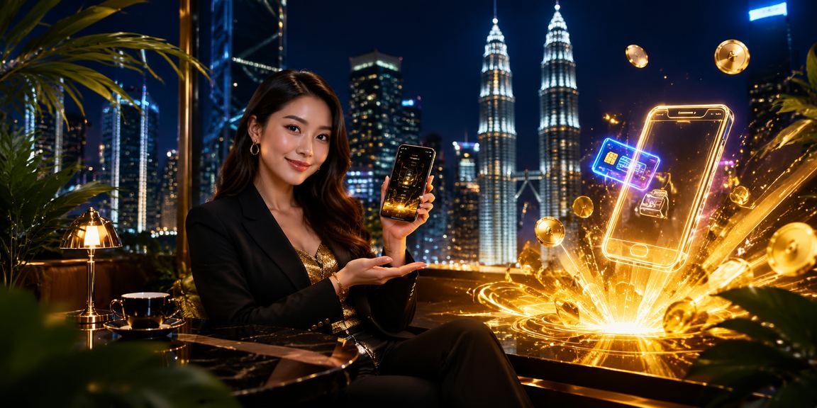 Pemain kasino mudah alih Kuala Lumpur menggunakan telefon pintar